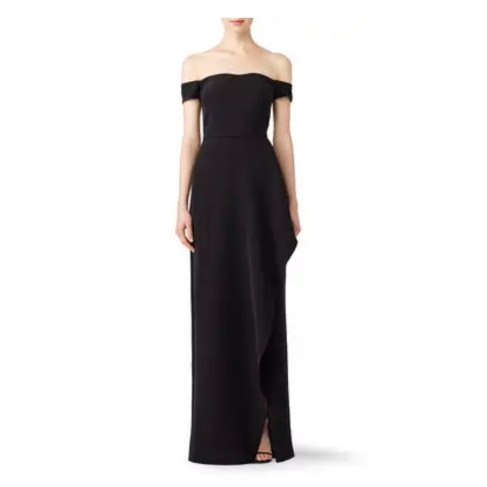 Off the shoulder gown